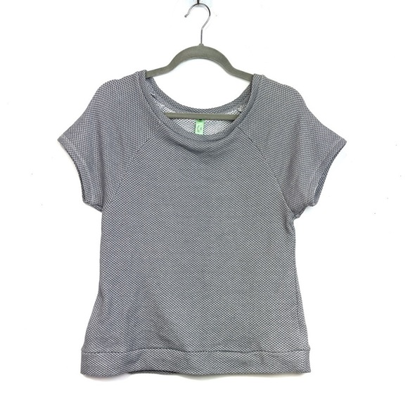 Honeydew Women's Intimates Out The Door Short Sleeve Sweater Tee Gray Size M - Picture 3 of 9